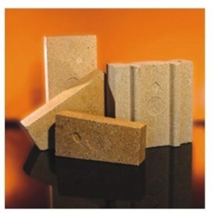 КИРПИЧ ОГНЕУПОРНЫЙ КЛИН РЕБРОВОЙ ШБ-45 (230Х114X65/45 ММ)